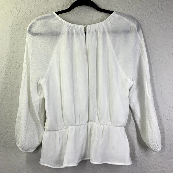 ANTONIO MELANI Long Sleeve Peblum Shirt - Picture 6 of 10